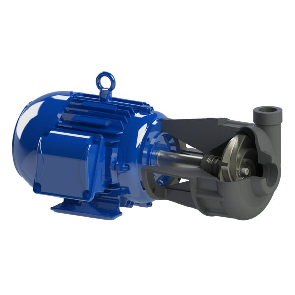V11019-AH-SE Gusher Pumps Horizontal Vortex Series pump cutaway